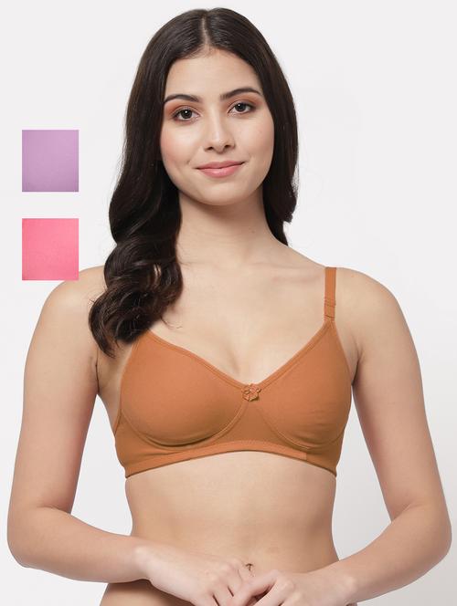 multi colored hosiery tshirt bra - 20151384 - Very Small Image - 1