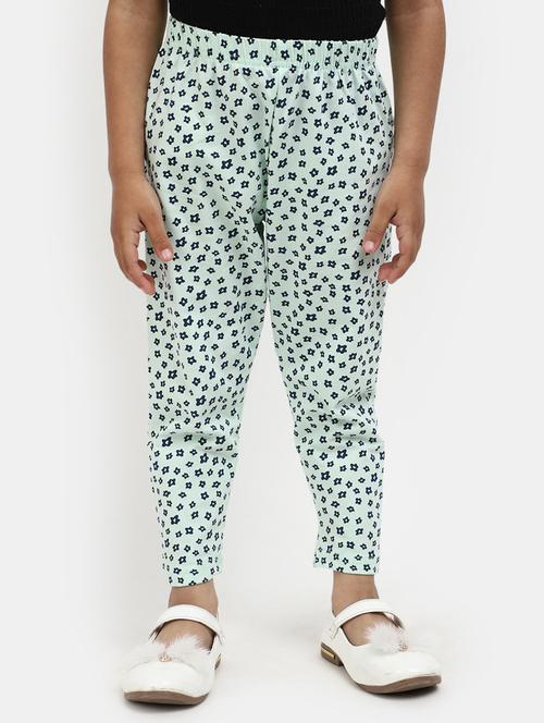 blue printed ankle length legging - 20153266 - Very Small Image - 1