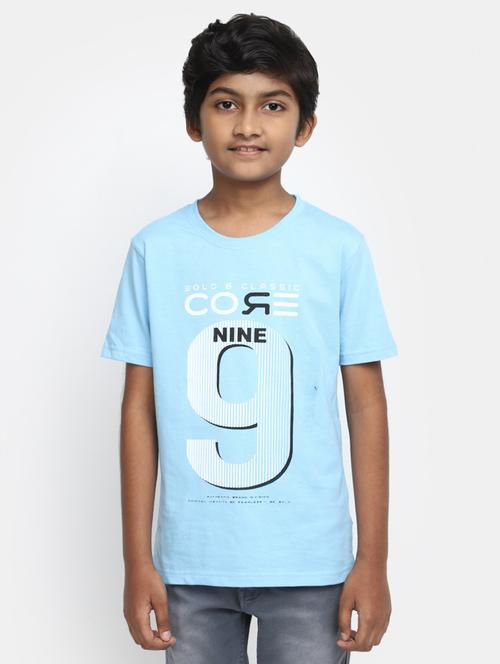 Boys Round Neck Printed T-shirt - 20153272 - Very Small Image - 1