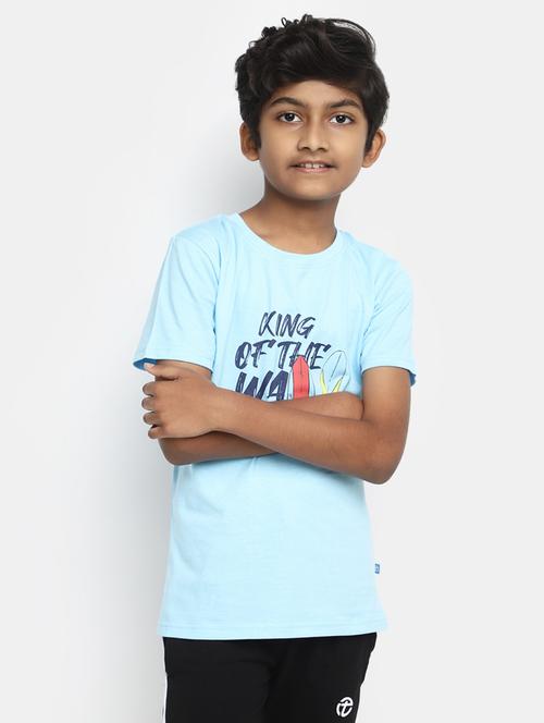 Boys Round Neck Printed T-shirt - 20153301 - Very Small Image - 1