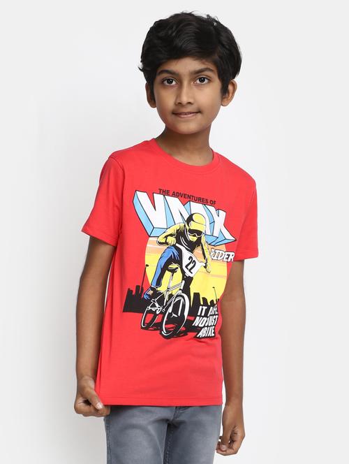boys round neck printed t-shirt - 20153311 - Very Small Image - 1