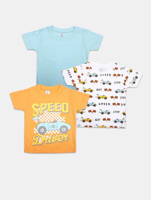 Pack Of 3 Boys Printed T-shirt - 20153373 - Very Small Image - 1