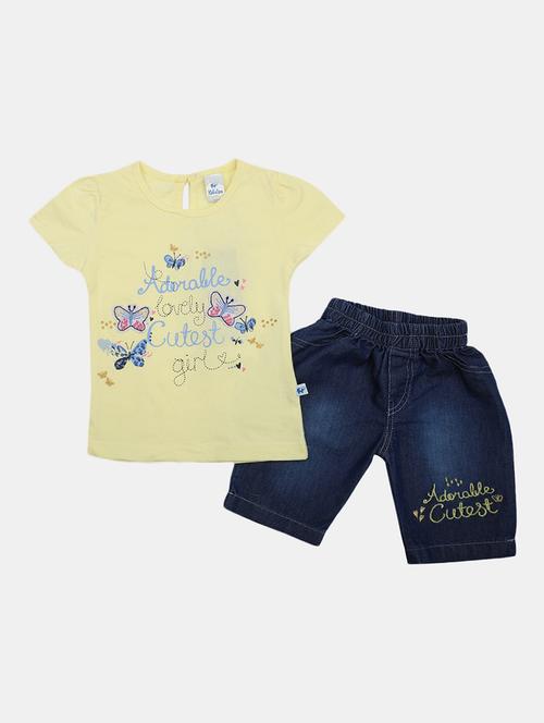 boys printed t-shirt and shorts set  - 20153541 - Very Small Image - 1