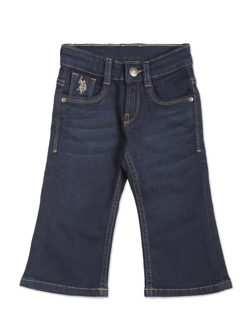 blue solid regular fit jean - 20154866 - Very Small Image - 1