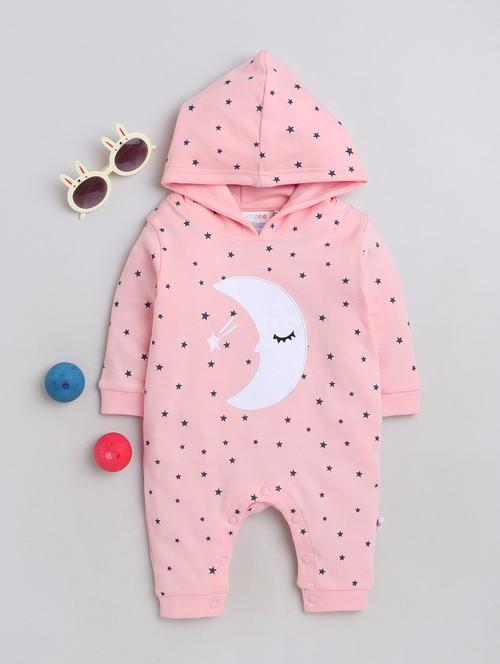 pink printed romper - 20155494 - Very Small Image - 1