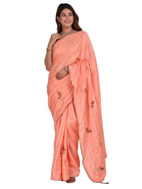 self design woven cotton silk saree with blouse - 20155629 - Very Small Image - 1