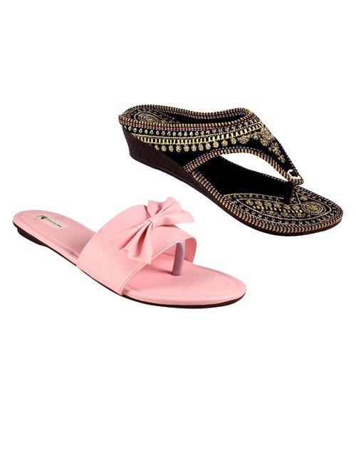 pack of 2 slip-on sandals  - 20155735 - Very Small Image - 1