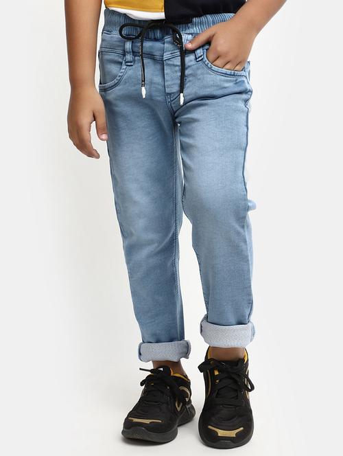 boy's plain slim fit jeans - 20156146 - Very Small Image - 1