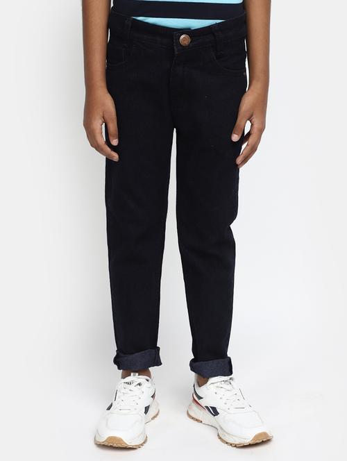 boy's plain slim fit jeans - 20156154 - Very Small Image - 1