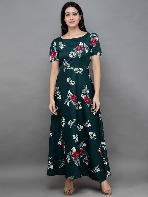Women's Fit & Flare Floral Dress - 20156698 - Very Small Image - 1