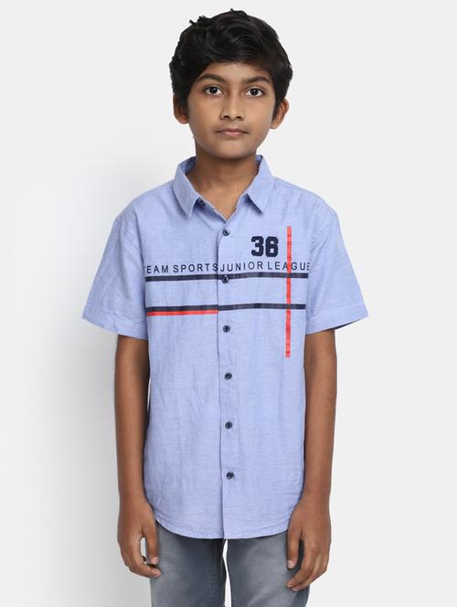 boys shirt collar solid shirt - 20157851 - Very Small Image - 1