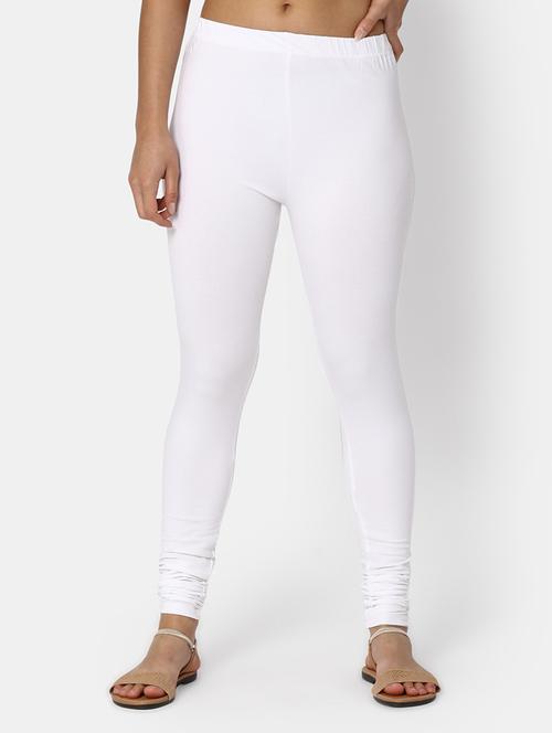 white solid ankle length legging - 20158248 - Very Small Image - 1