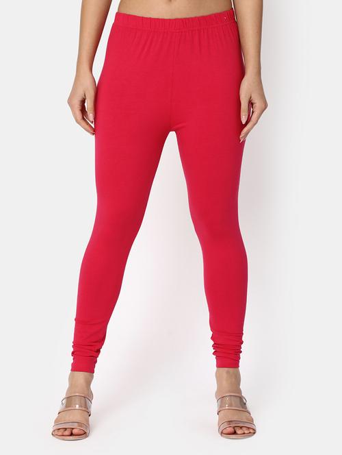 red solid full length legging - 20158251 - Very Small Image - 1