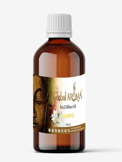 global aroma reed diffuser refill oil of jasmine fragrance for home room office & washrooms- 100ml - 20160107 - Very Small Image - 1