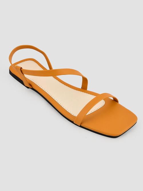 women solid back strap sandal - 20160194 - Very Small Image - 1