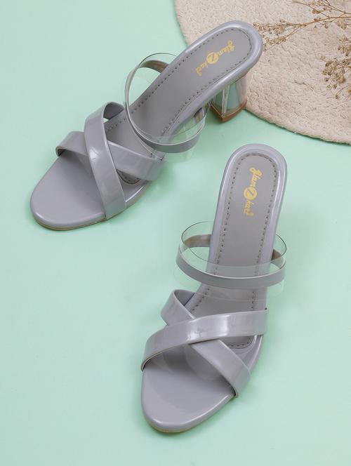 women slip on block heel sandal - 20160228 - Very Small Image - 1