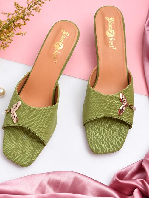 women slip on block heel sandal - 20160251 - Very Small Image - 1