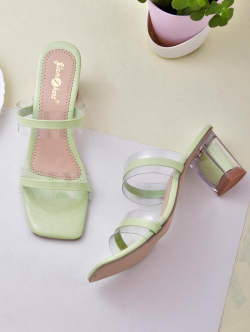 women slip on block heel sandal - 20160253 - Very Small Image - 1
