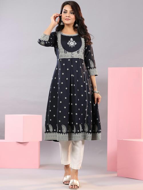 women's a-line kurta - 20163311 - Very Small Image - 1