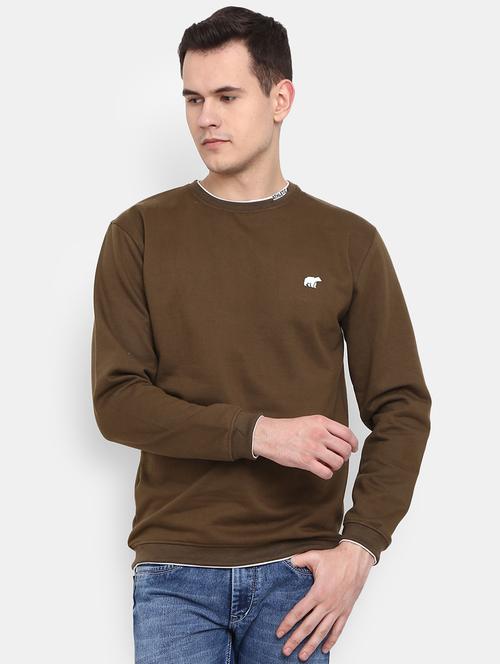 mens plain sweatshirt - 20163885 - Very Small Image - 1