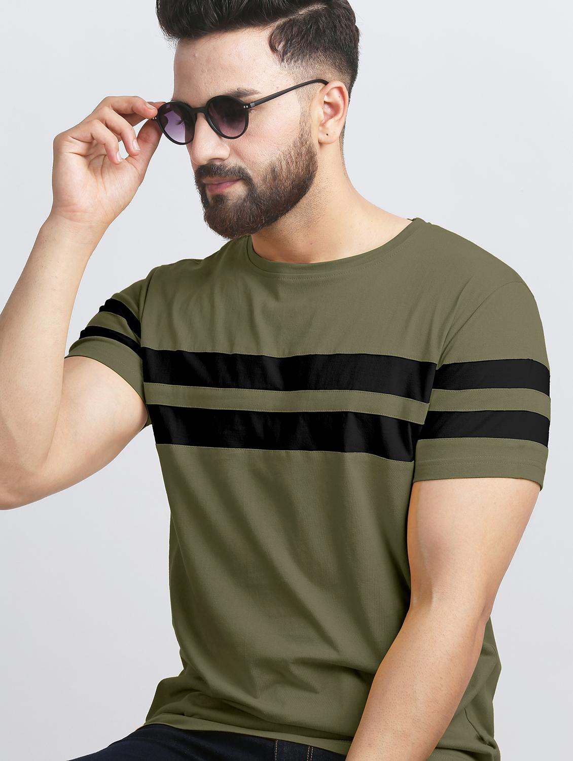 pack of 2 color block regular t-shirts - 20165400 - Standard Image - 3