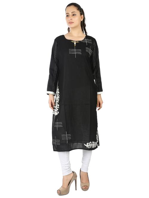 women's straight kurta - 20166204 - Very Small Image - 1