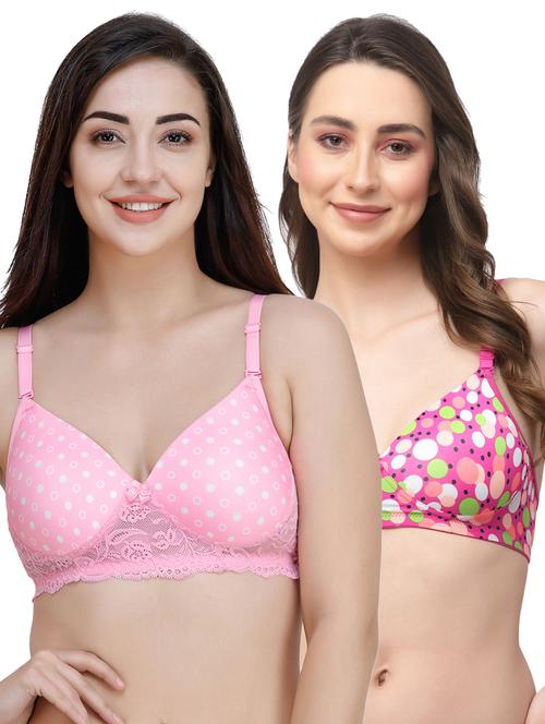 pack of 2 printed bra - 20167451 - Very Small Image - 1