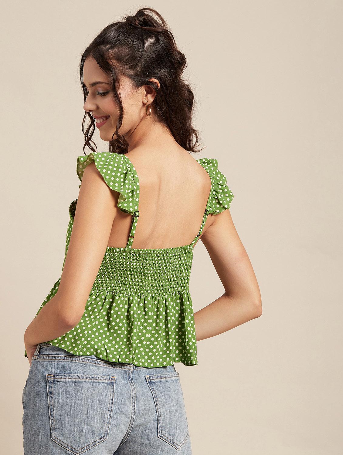 women's peplum sweetheart neck top - 20171145 - Standard Image - 3