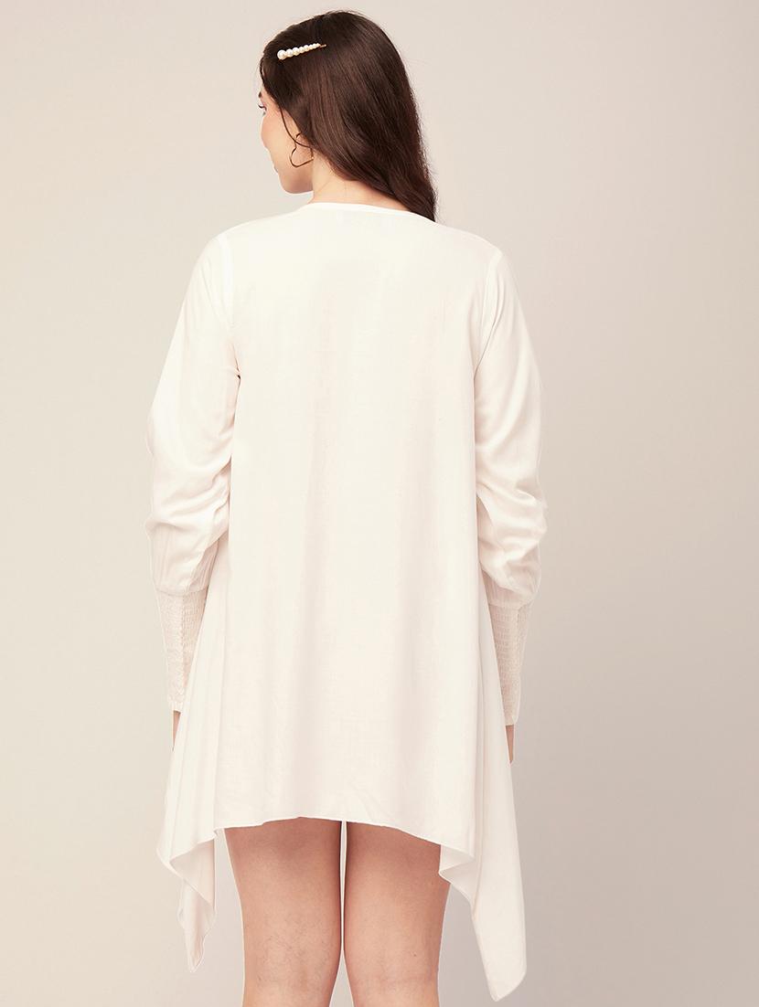 women's asymmetric solid dress - 20171722 - Standard Image - 3
