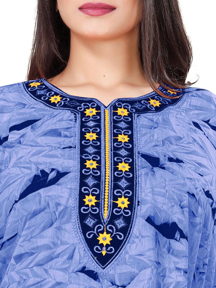 round neck printed nighty - 20173806 - Standard Image - 3