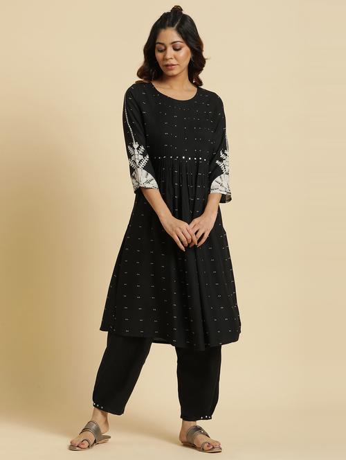 women's a-line kurta - 20174353 - Very Small Image - 1