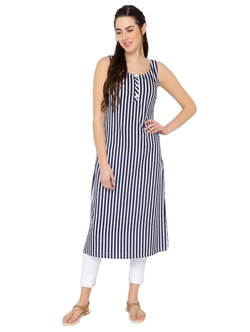 women's straight kurta - 20178298 - Very Small Image - 1