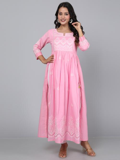 women's flared kurta - 20179099 - Very Small Image - 1