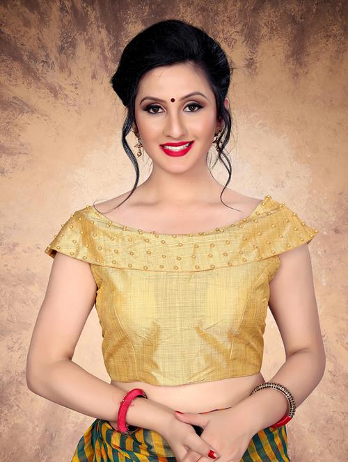 self design stitched blouse  - 20181888 - Very Small Image - 1