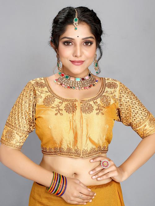 round neck embroidered blouse - 20182791 - Very Small Image - 1