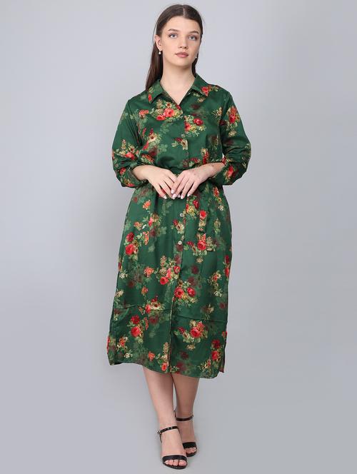 women's  floral dress - 20183444 - Very Small Image - 1
