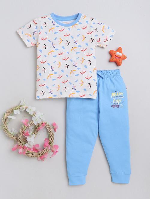 boys printed t-shirt and jogger set  - 20189175 - Very Small Image - 1