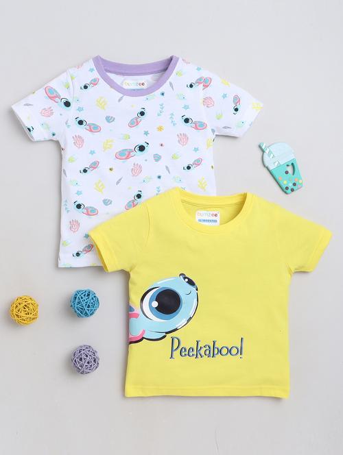 pack of 2 round neck regular tees - 20189970 - Very Small Image - 1