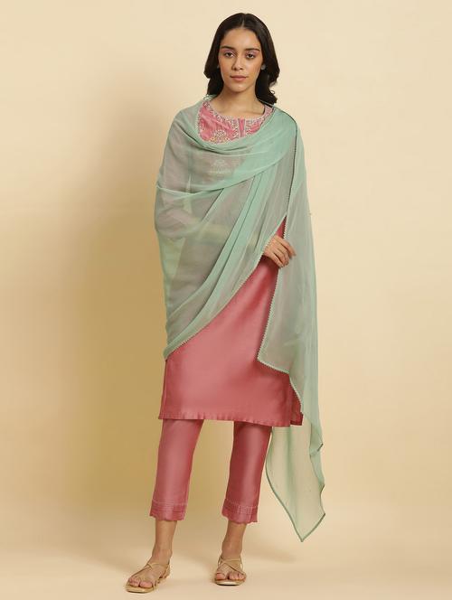 women mukaish woven dupatta - 20190405 - Very Small Image - 1