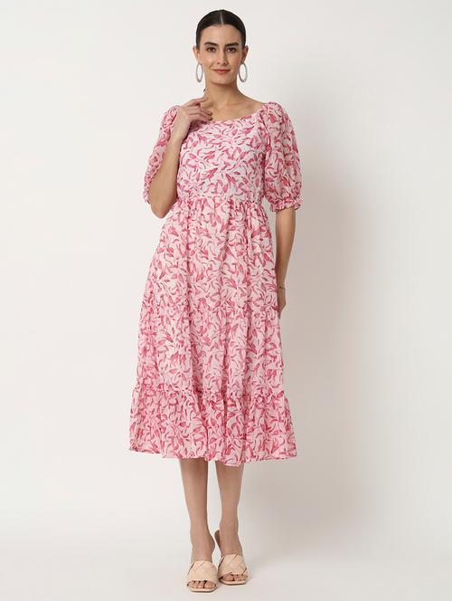 women's  floral dress - 20190881 - Very Small Image - 1