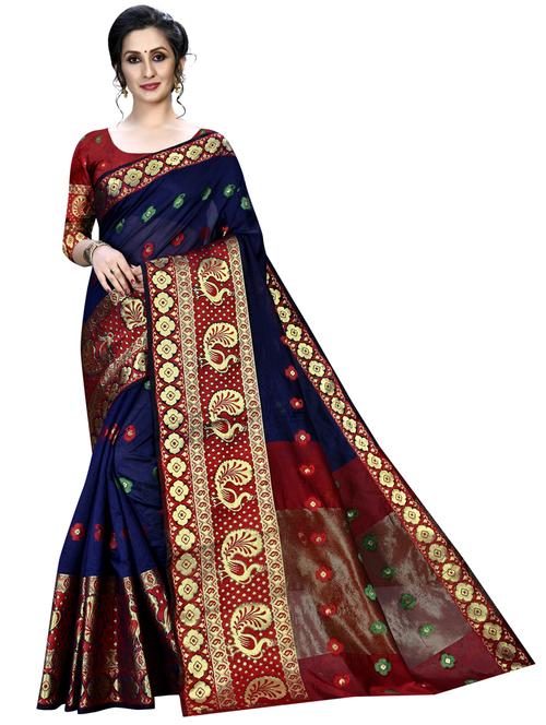 self design kanjivaram saree - 20194679 - Very Small Image - 1