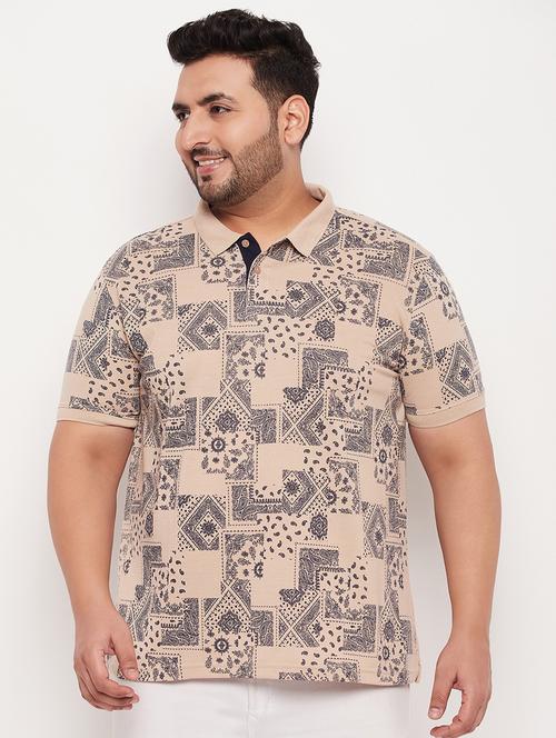 polo neck printed polo t-shirt - 20195394 - Very Small Image - 1