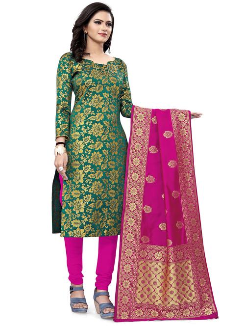 self design unstitched suit set  - 20196306 - Very Small Image - 1