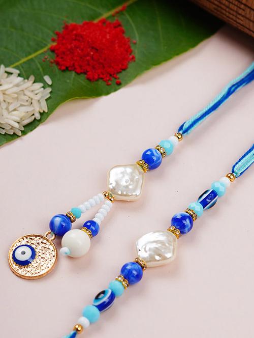 crazy corner pack of 2 thread rakhi - 20203640 - Very Small Image - 1