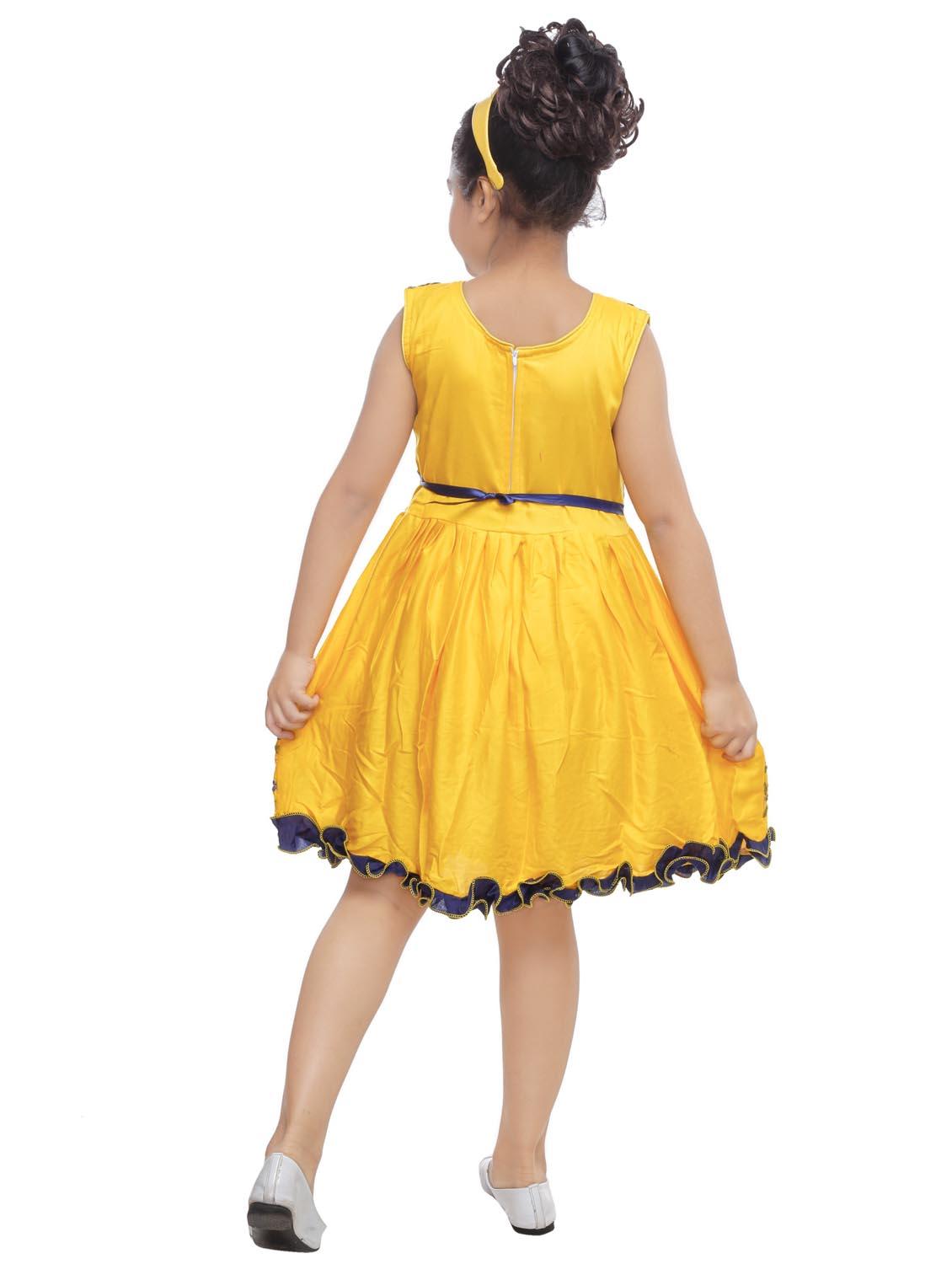 girls round neck sleeveless frock - 20203783 - Zoom Image - 2