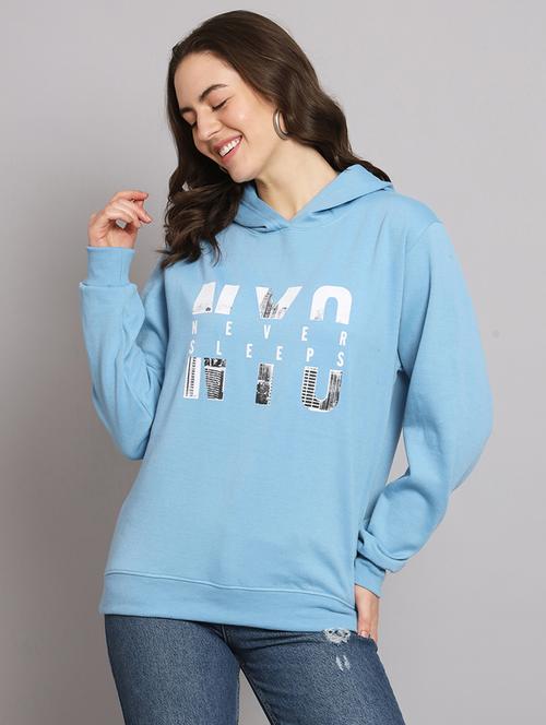 women's front print sweatshirt - 20207710 - Very Small Image - 1