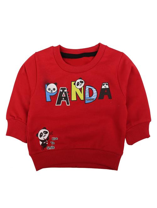 red printed long sleeve sweatshirt - 20220553 - Very Small Image - 1