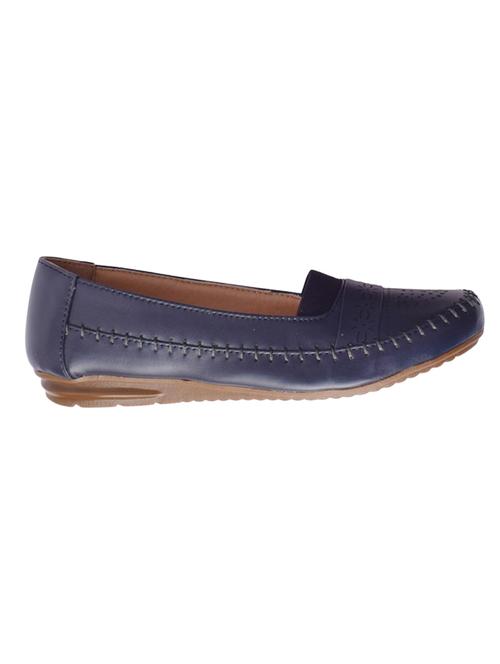 women navy slip on ballerina - 20221327 - Very Small Image - 1