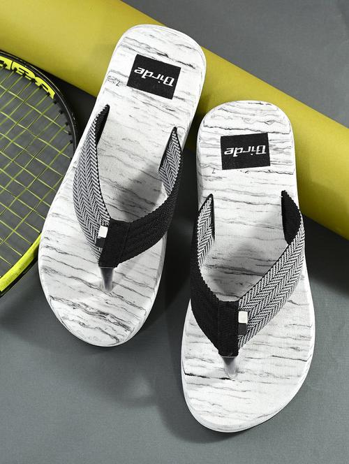 men grey printed slip on slipper - 20225489 - Very Small Image - 1