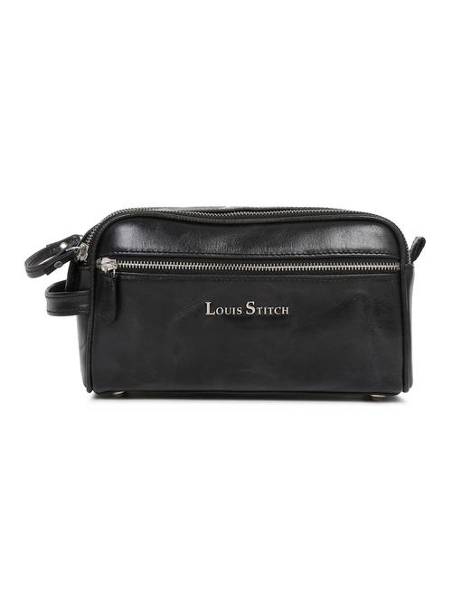 black leather utility bag - 20228528 - Very Small Image - 1